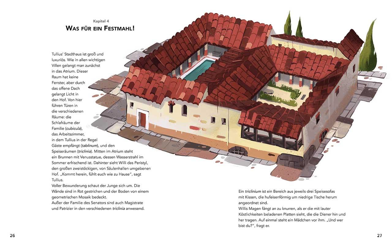 Beispielinhalt (Bild) Willi Weltenbummler: Ein Tag im antiken Rom