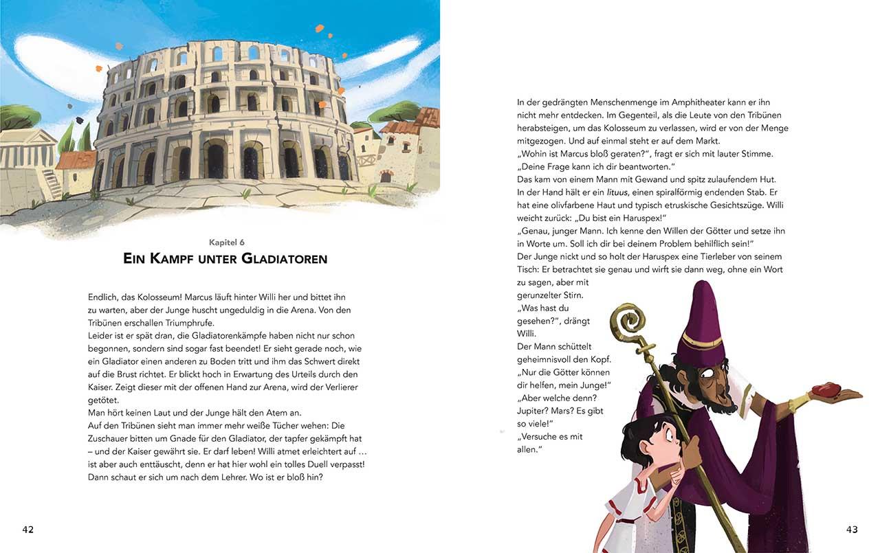 Beispielinhalt (Bild) Willi Weltenbummler: Ein Tag im antiken Rom