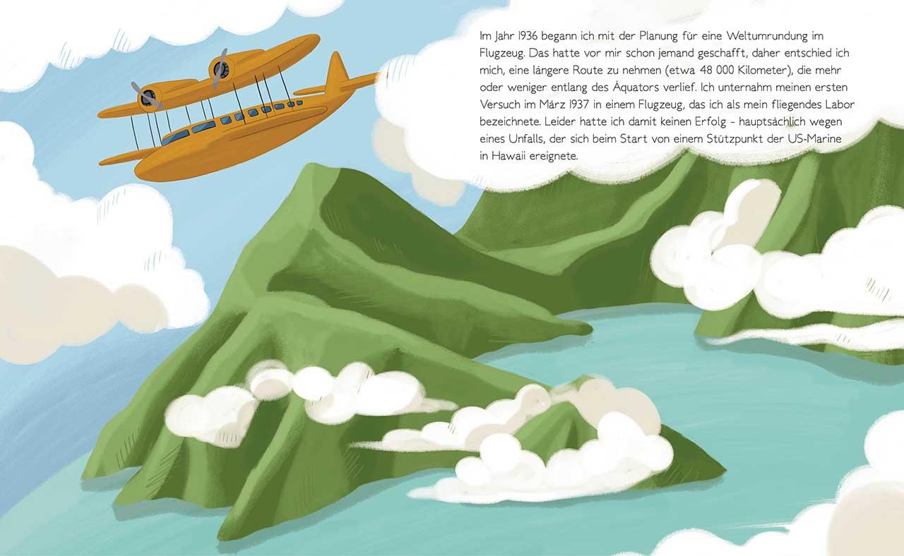 Beispielinhalt (Bild) Total Genial! Amelia Earhart