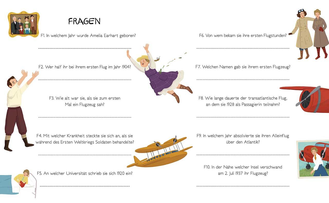 Beispielinhalt (Bild) Total Genial! Amelia Earhart