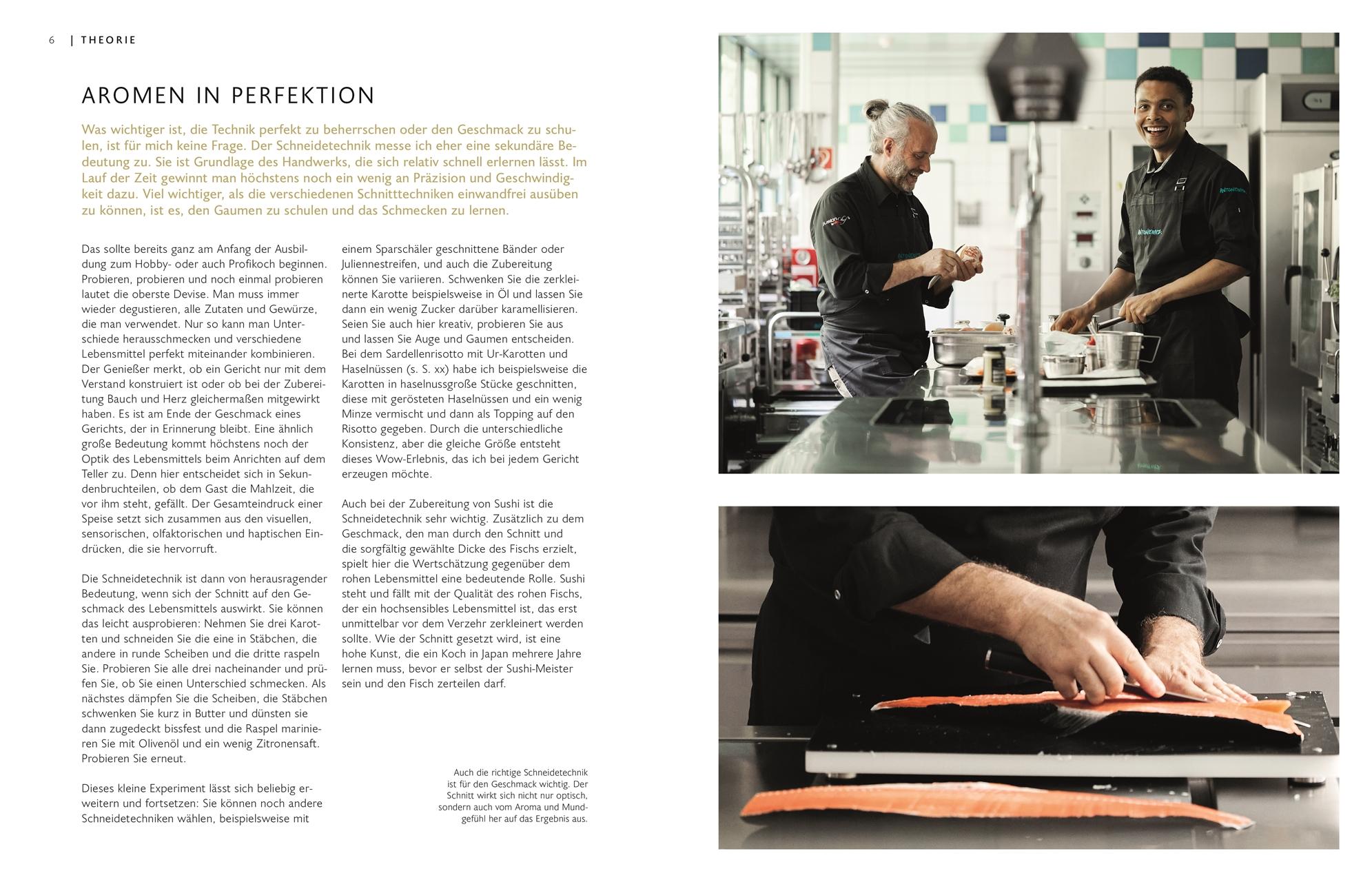 Beispielinhalt (Bild) Aromen - Das Kochbuch