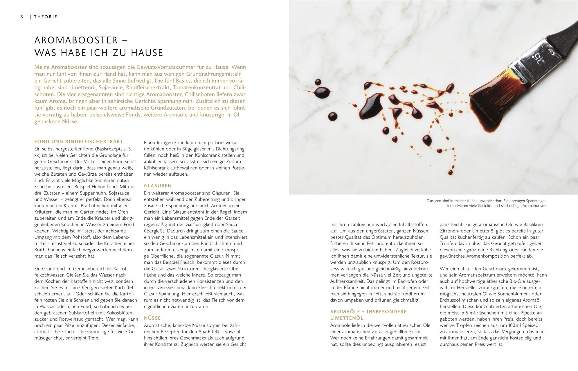 Beispielinhalt (Bild) Aromen - Das Kochbuch