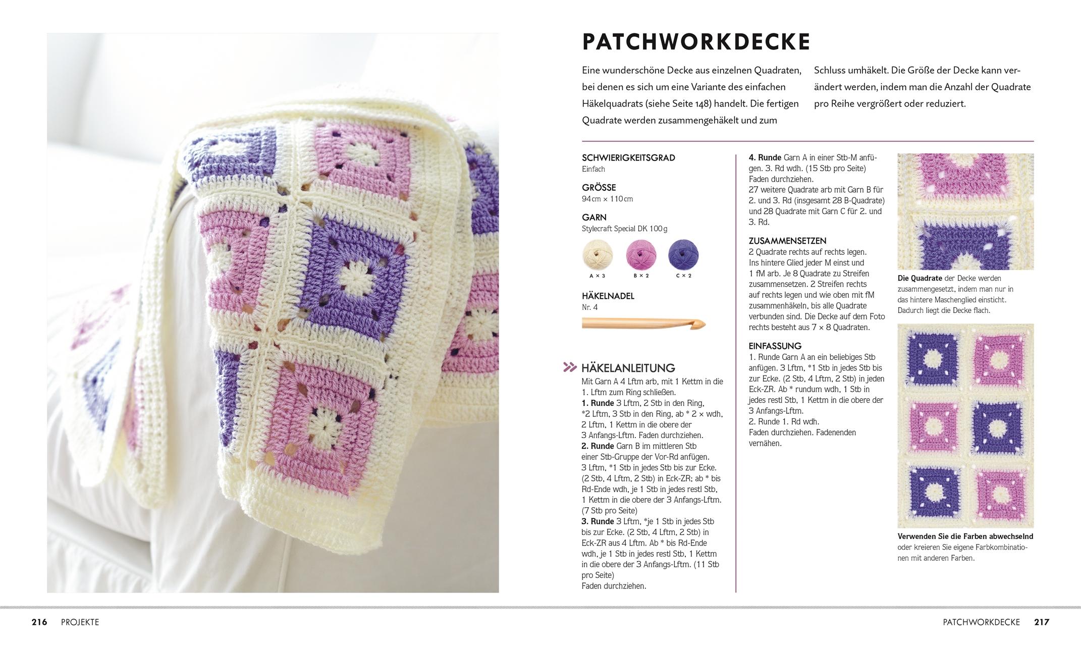 Beispielinhalt (Bild) Häkeln Schritt für Schritt