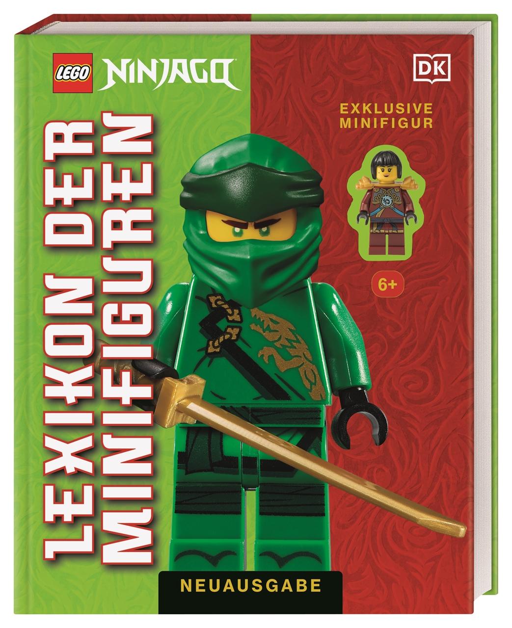 Vorderes Coverbild LEGO® NINJAGO® Lexikon der Minifiguren. Neuausgabe