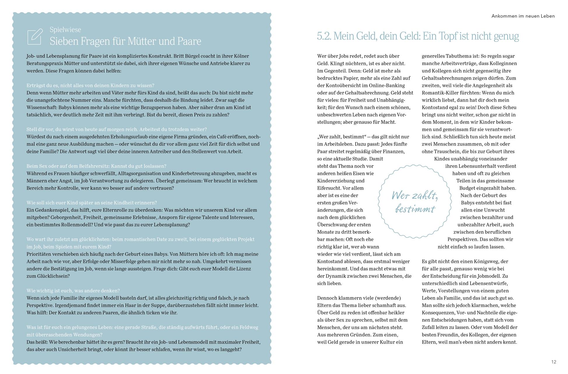 Beispielinhalt (Bild) ELTERN-Ratgeber. Eltern sein, Paar bleiben