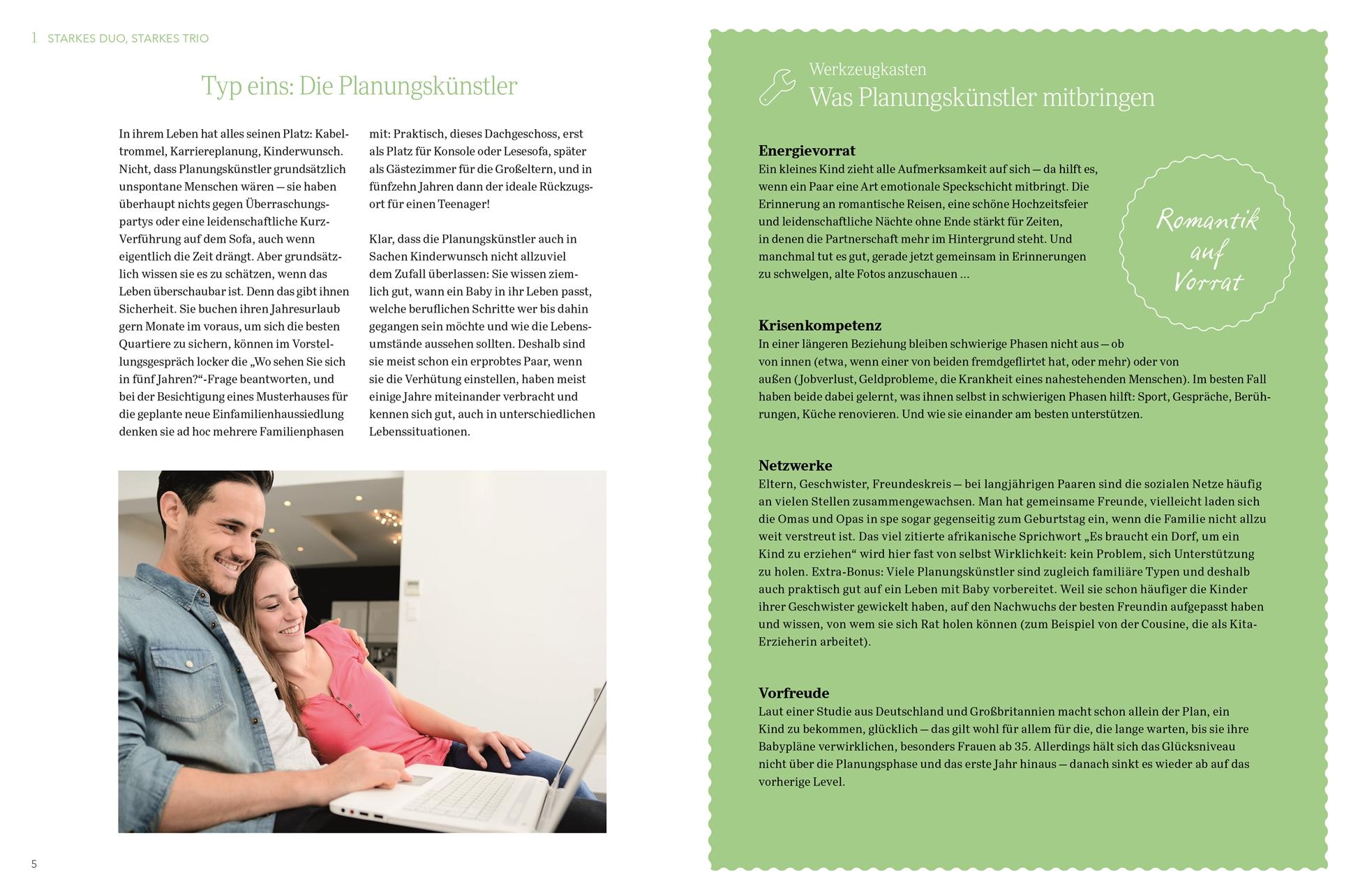 Beispielinhalt (Bild) ELTERN-Ratgeber. Eltern sein, Paar bleiben