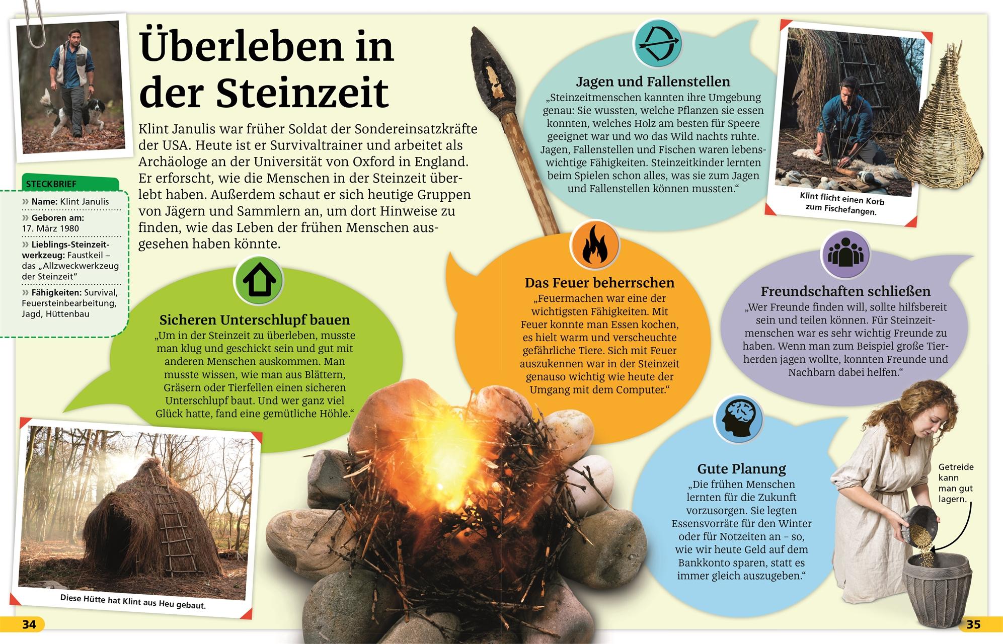 Beispielinhalt (Bild) Superchecker! Steinzeit