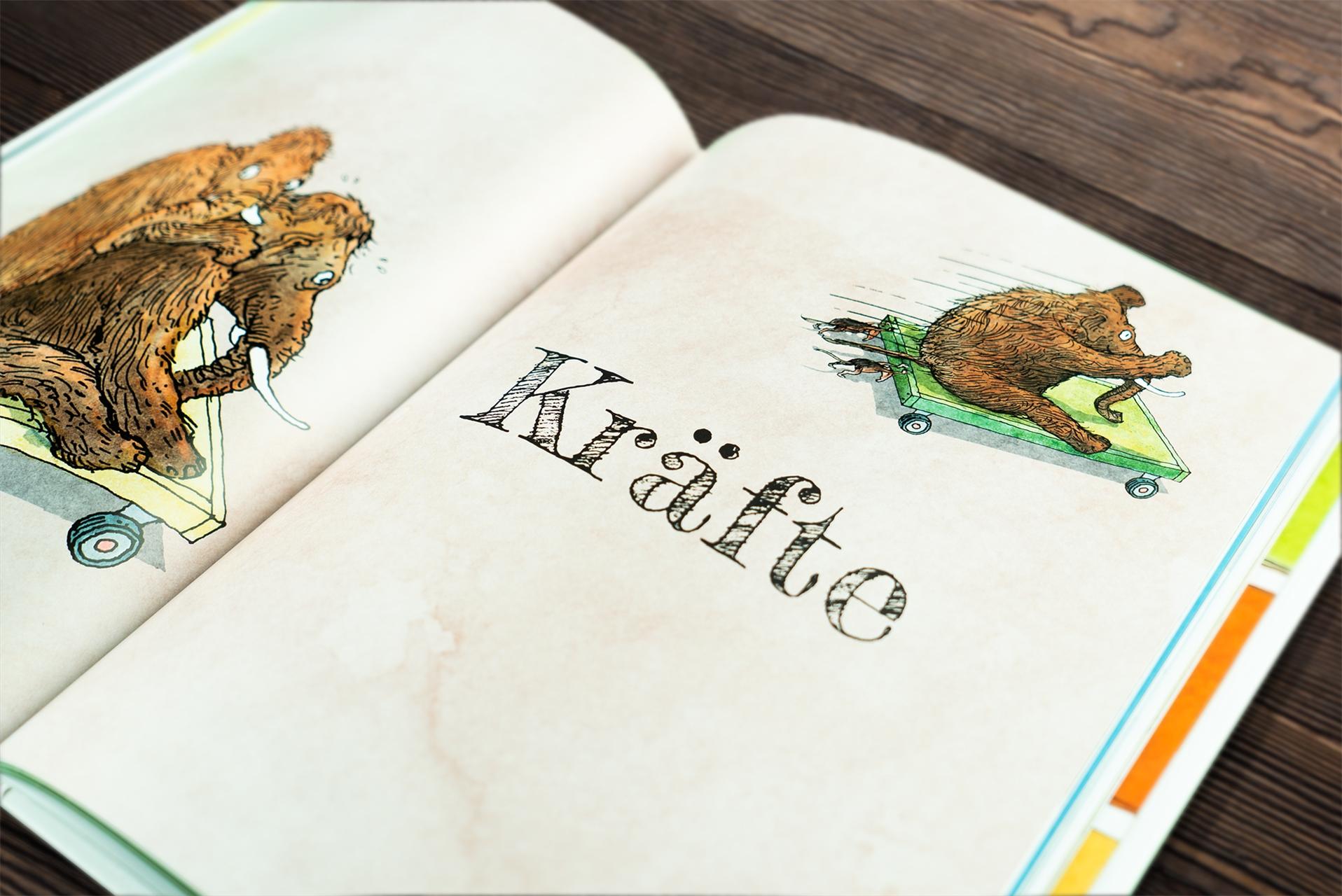 Beispielinhalt (Bild) Das Mammut-Buch Naturwissenschaften