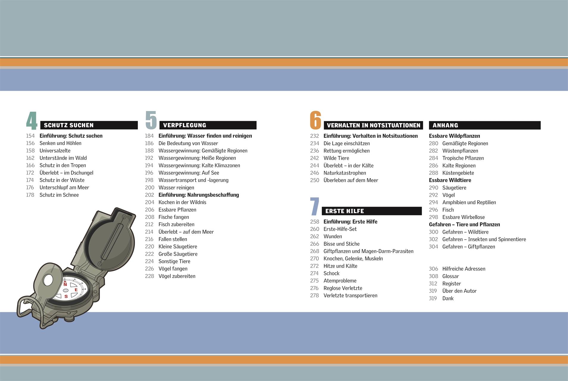 Beispielinhalt (Bild) Survival-Guide