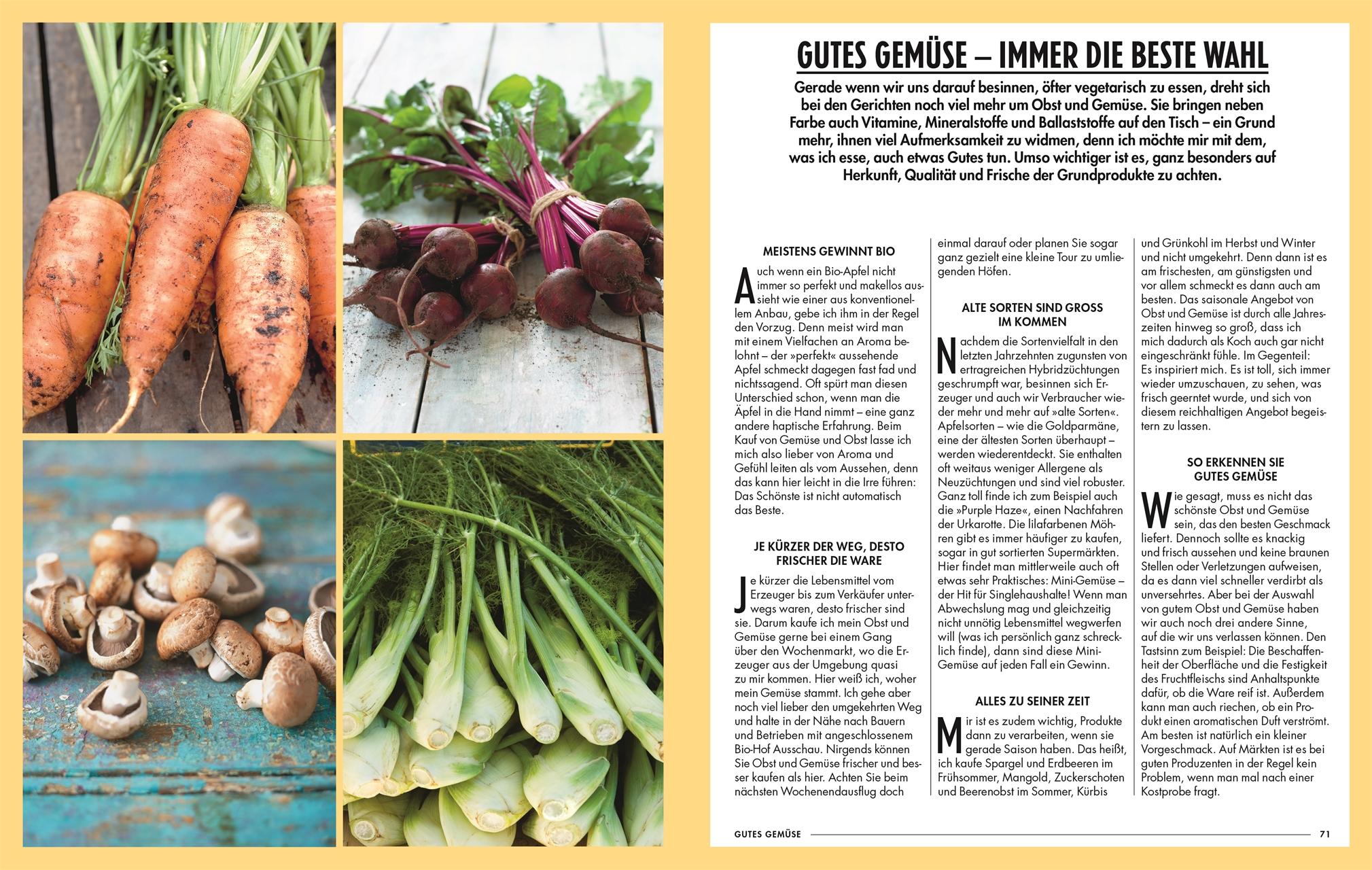 Beispielinhalt (Bild) Öfter vegetarisch