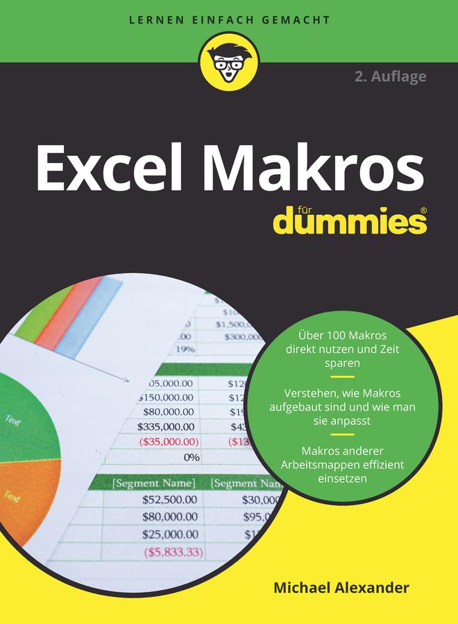 Vorderes Coverbild Excel Makros für Dummies