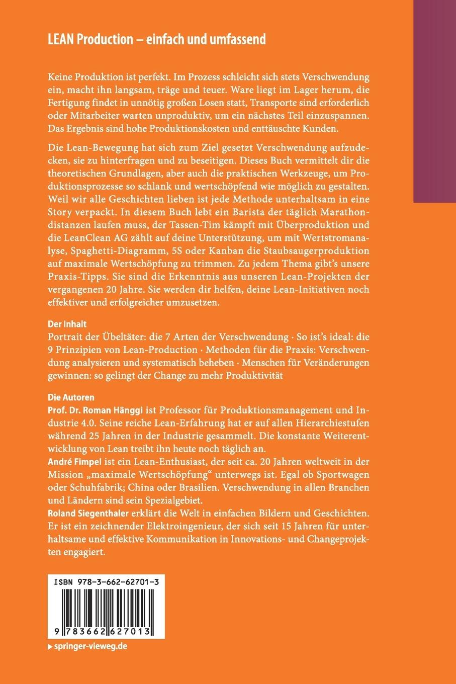 Rückseitencover LEAN Production - einfach und umfassend