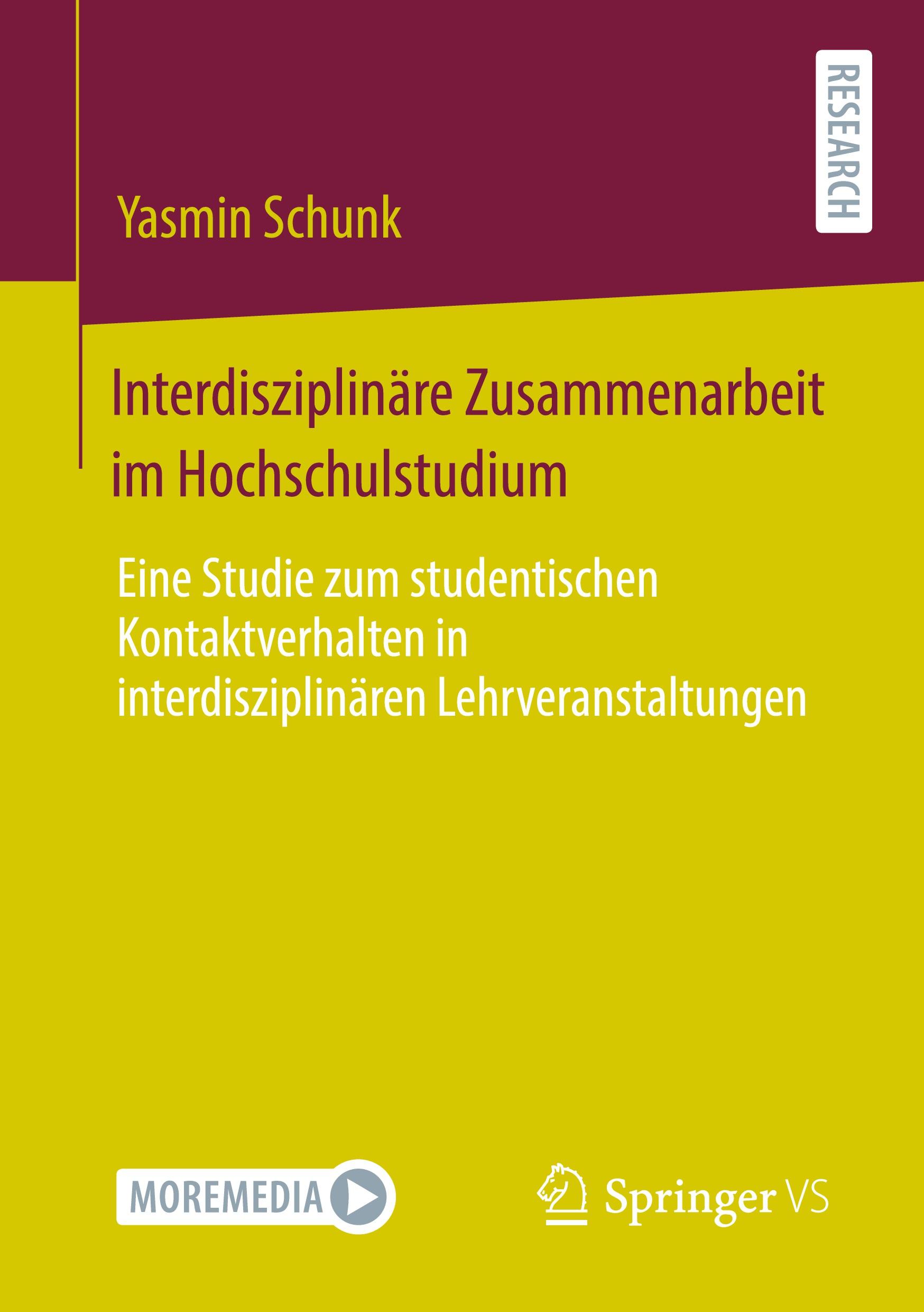 Vorderes Coverbild Interdisziplinäre Zusammenarbeit im Hochschulstudium