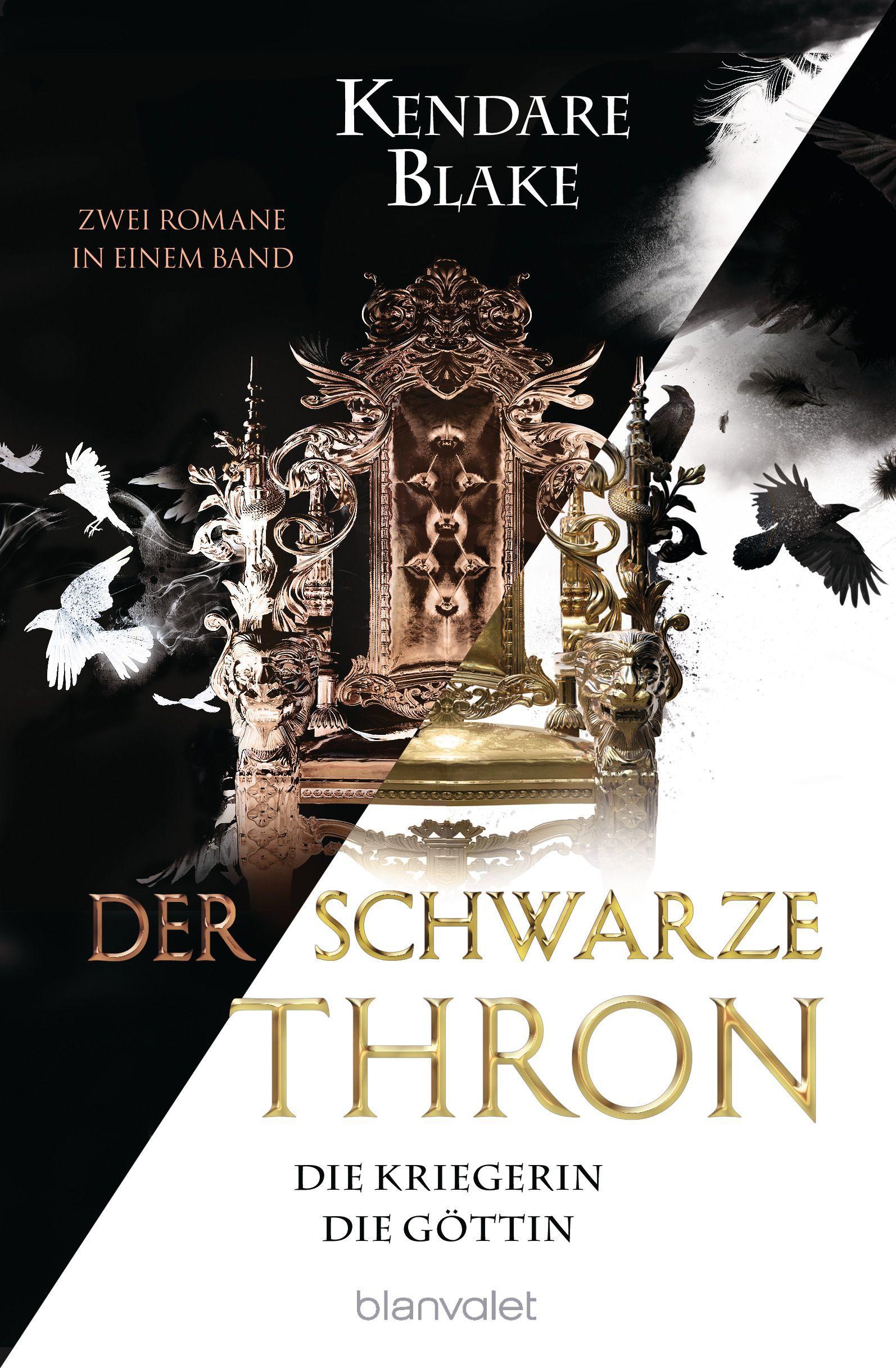 Vorderes Coverbild Der Schwarze Thron - Die Kriegerin / Die Göttin