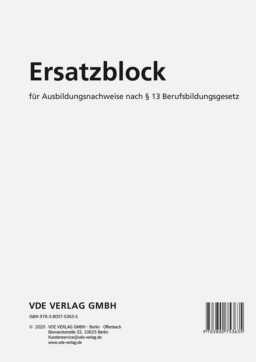 Beispielinhalt (Bild) Ersatzblock