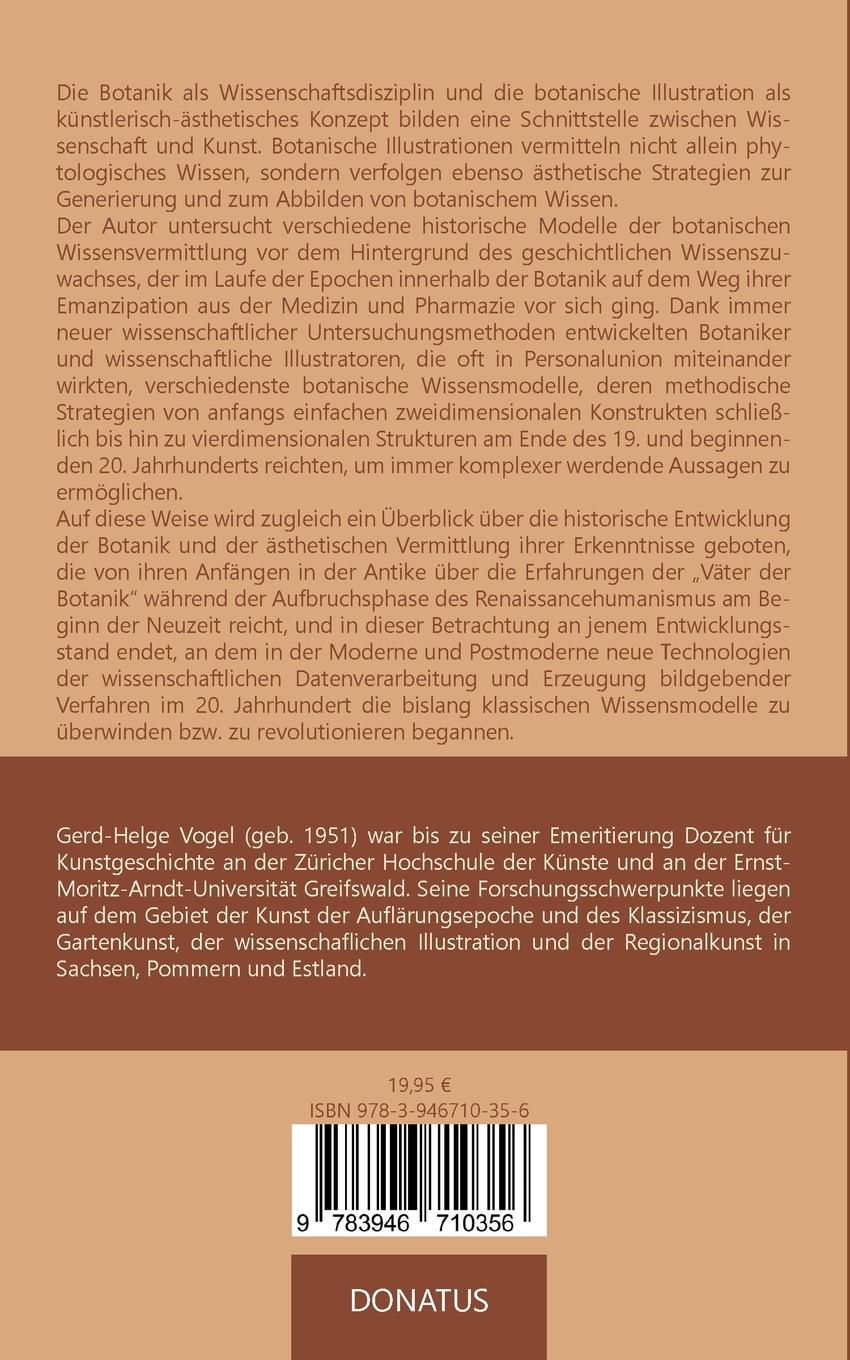 Rückseitencover Botaniker, Künstler und Modelle des Wissens