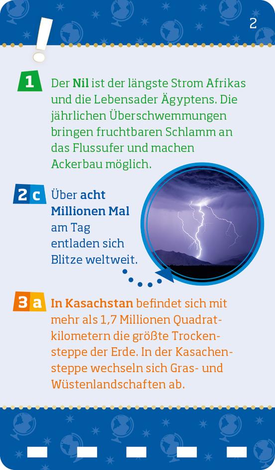 Beispielinhalt (Bild) WAS IST WAS Quiz Rekorde der Erde