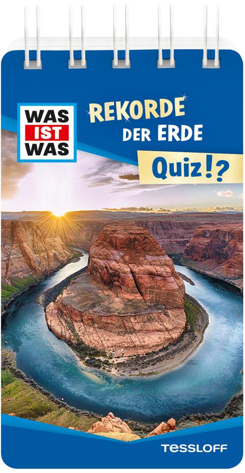 Vorderes Coverbild WAS IST WAS Quiz Rekorde der Erde