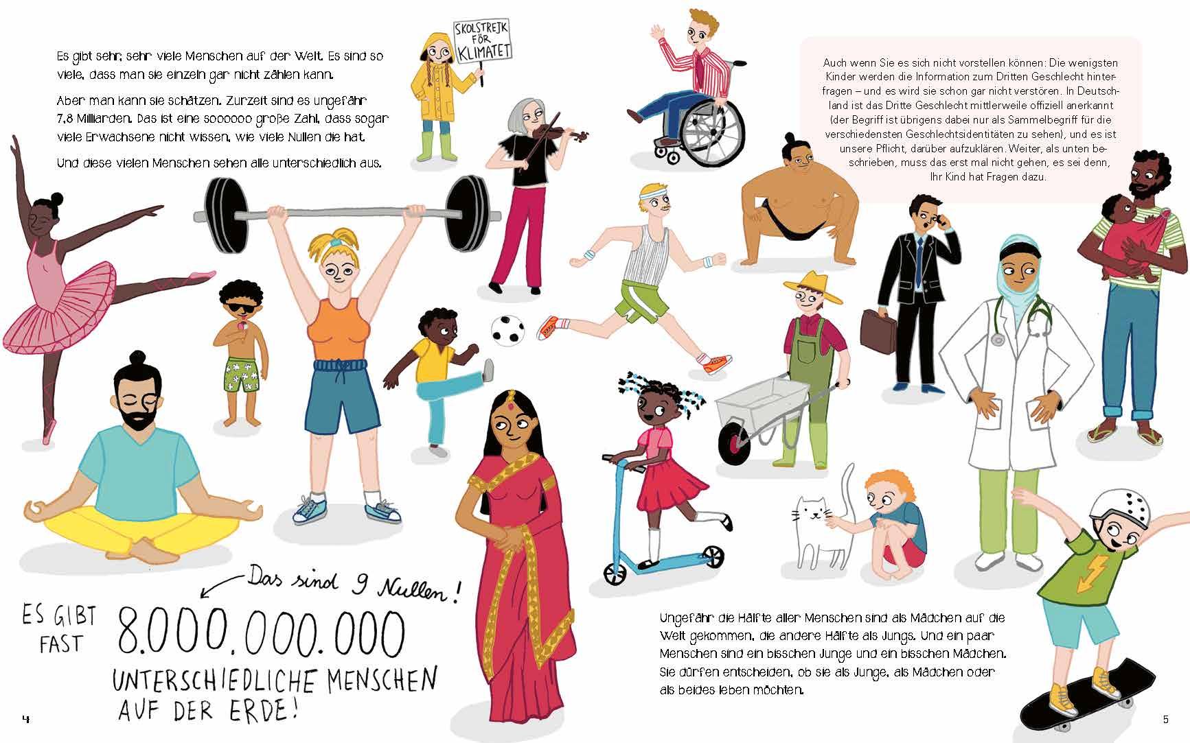 Beispielinhalt (Bild) Von wegen Bienchen und Blümchen! Aufklärung, Gefühle und Körperwissen für Kinder ab 5