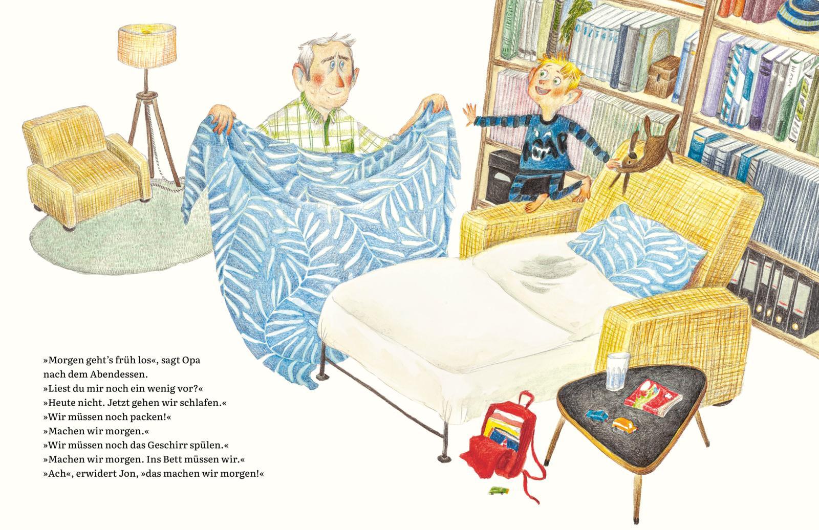 Beispielinhalt (Bild) Früh los