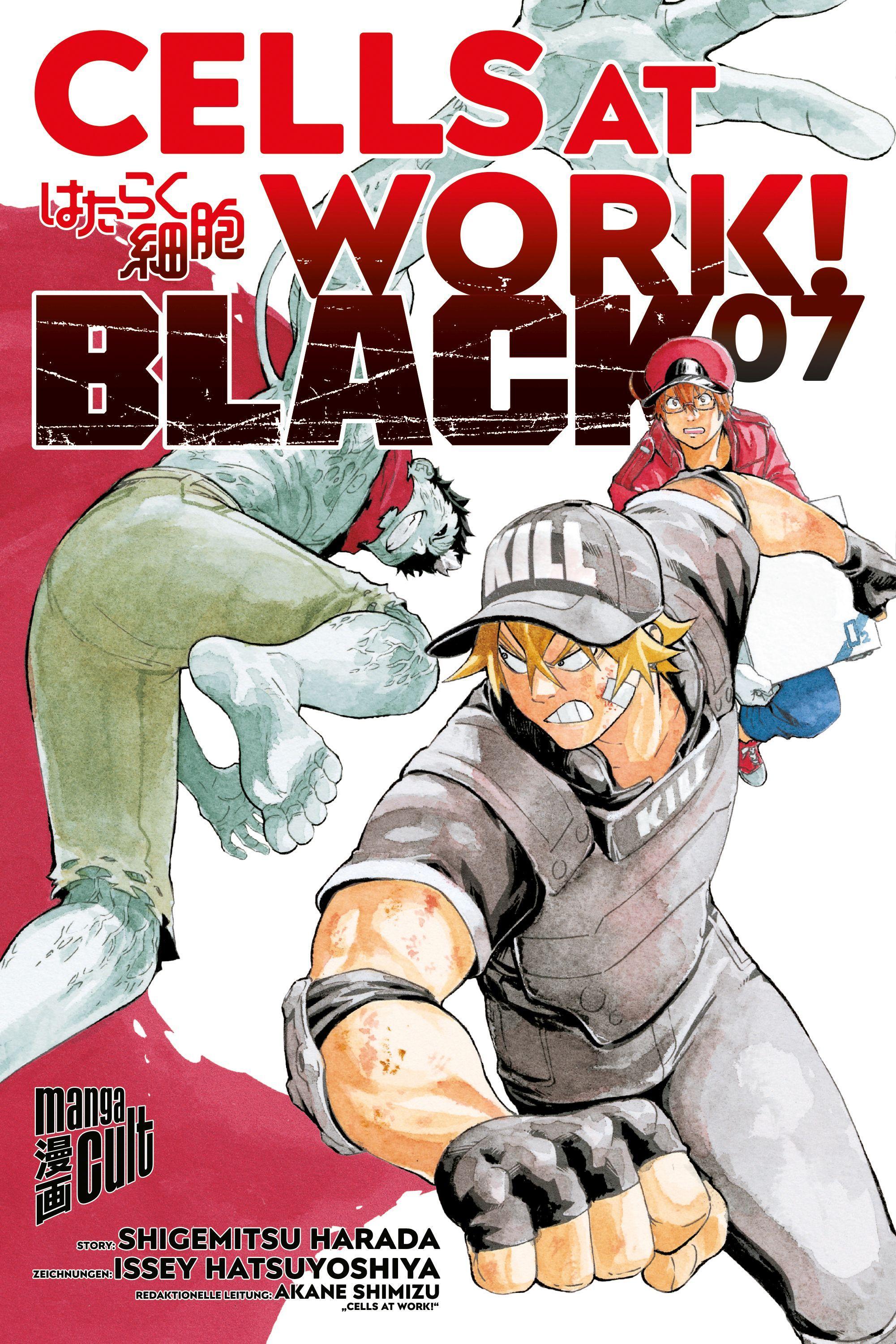 Vorderes Coverbild Cells at Work! BLACK 7