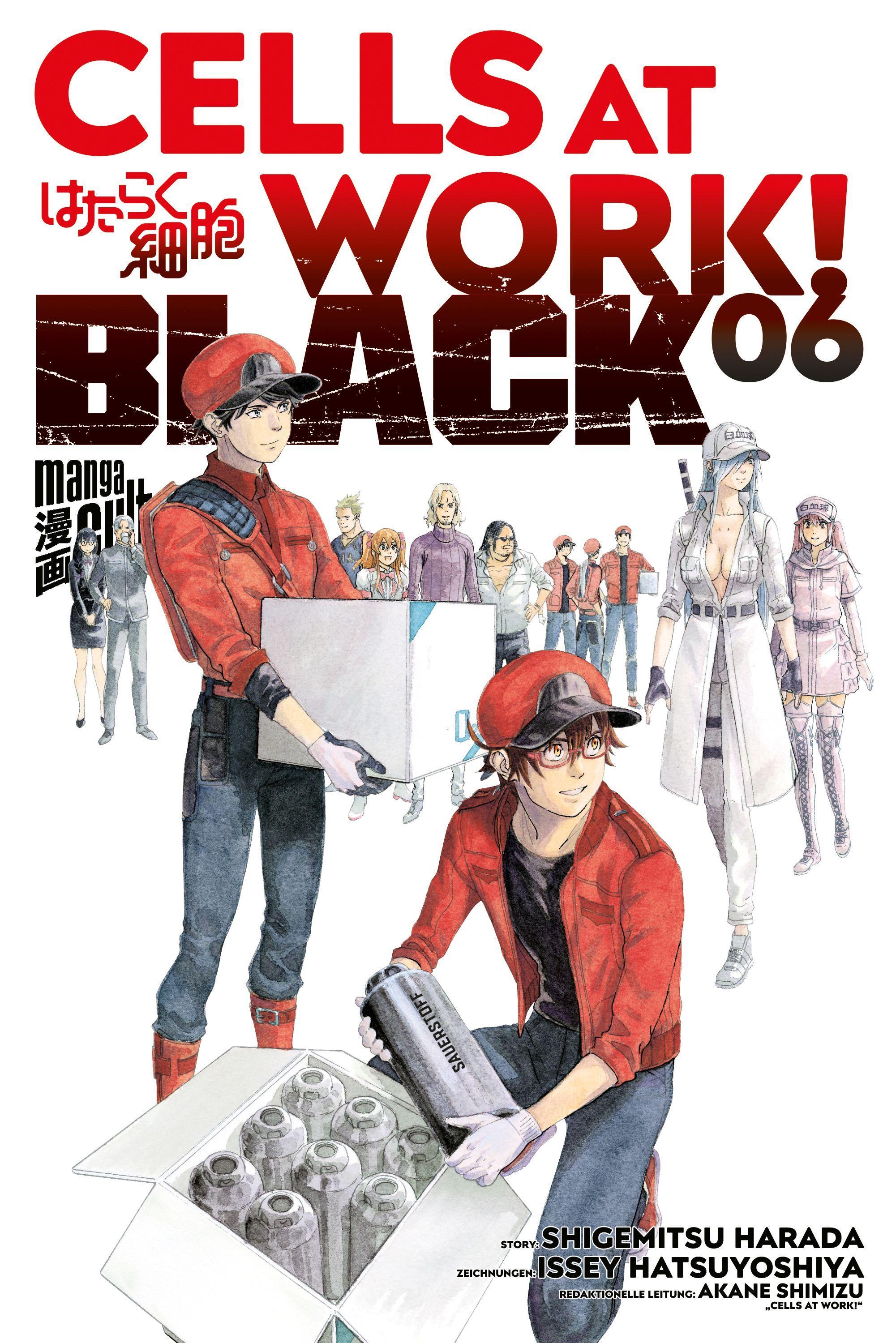 Vorderes Coverbild Cells at Work! BLACK 6