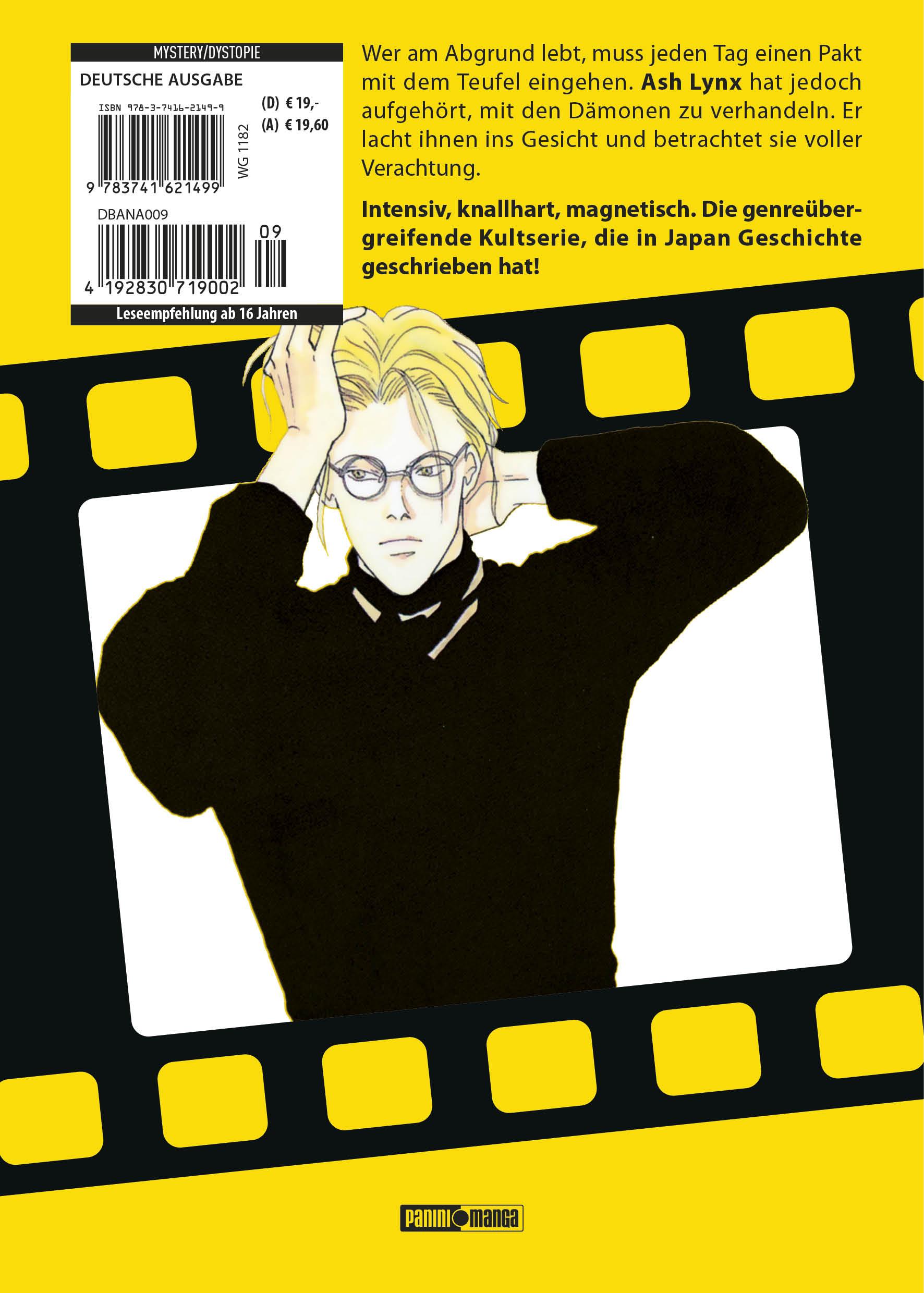 Rückseitencover Banana Fish: Ultimative Edition 09