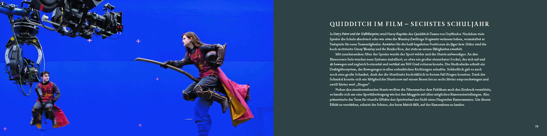 Beispielinhalt (Bild) Harry Potter: Das Buch der magischen Besen