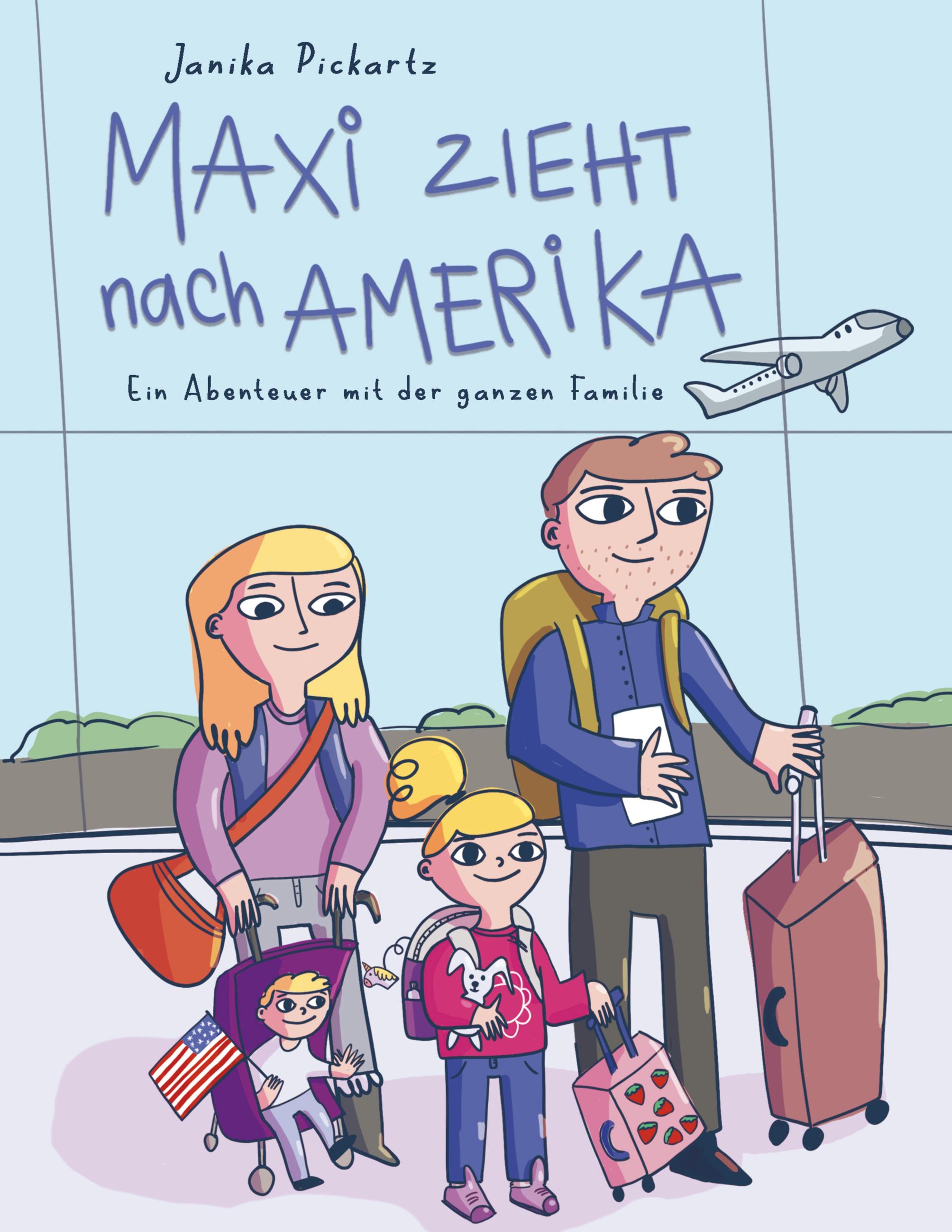 Vorderes Coverbild Maxi zieht nach Amerika