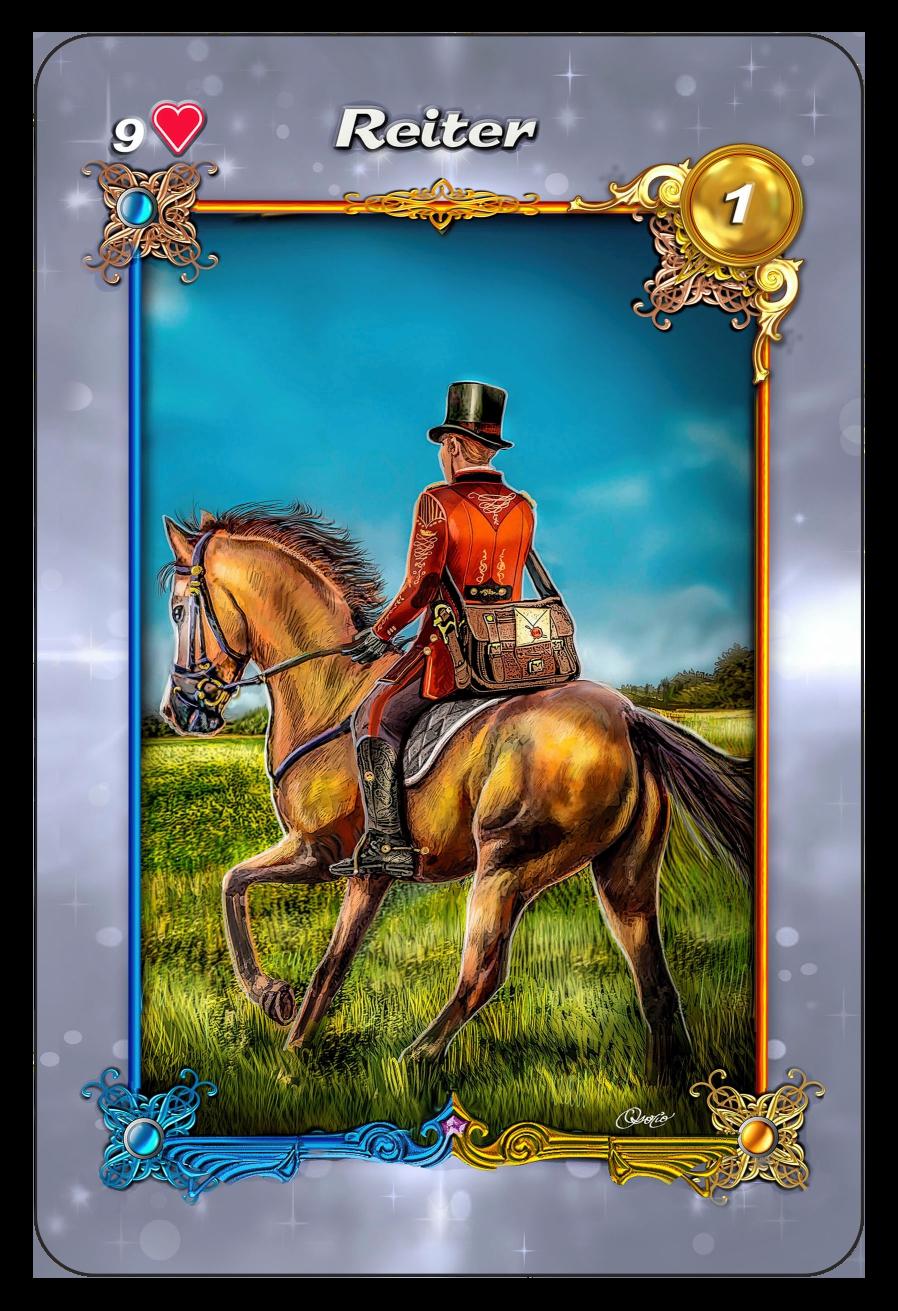 Beispielinhalt (Bild) Lenormandkarten Licht und Schatten Design (Gross - ohne weißen Rand)