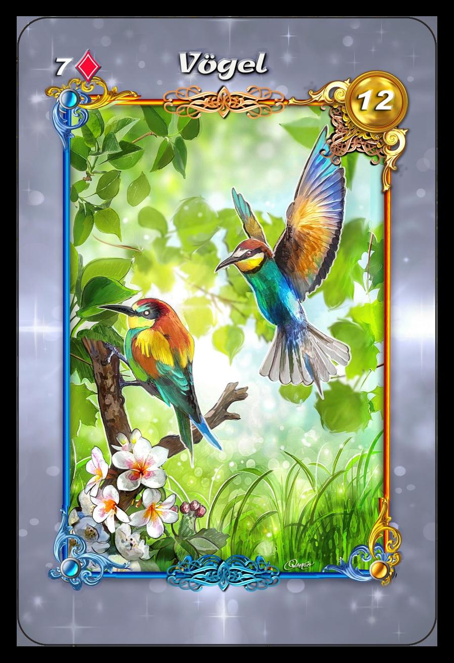 Beispielinhalt (Bild) Lenormandkarten Licht und Schatten Design (Gross - ohne weißen Rand)