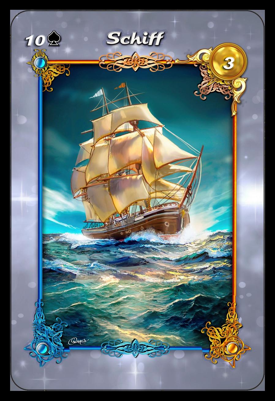 Beispielinhalt (Bild) Lenormandkarten Licht und Schatten Design (Gross - ohne weißen Rand)