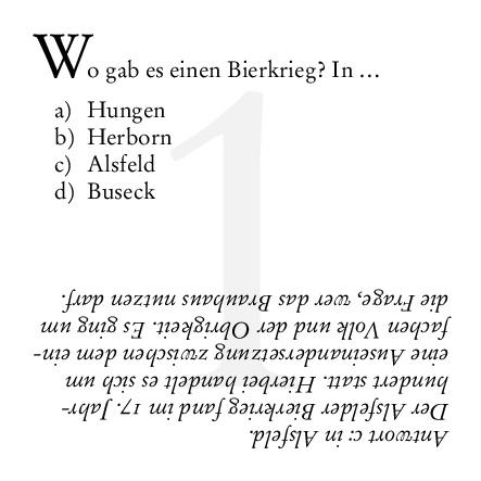 Beispielinhalt (Bild) Mittelhessen-Quiz