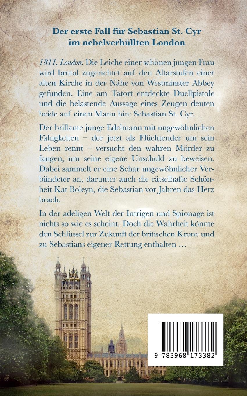 Rückseitencover Die Schatten von Westminster