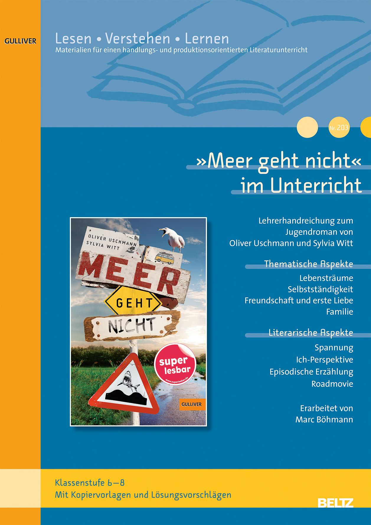 Vorderes Coverbild »Meer geht nicht« im Unterricht