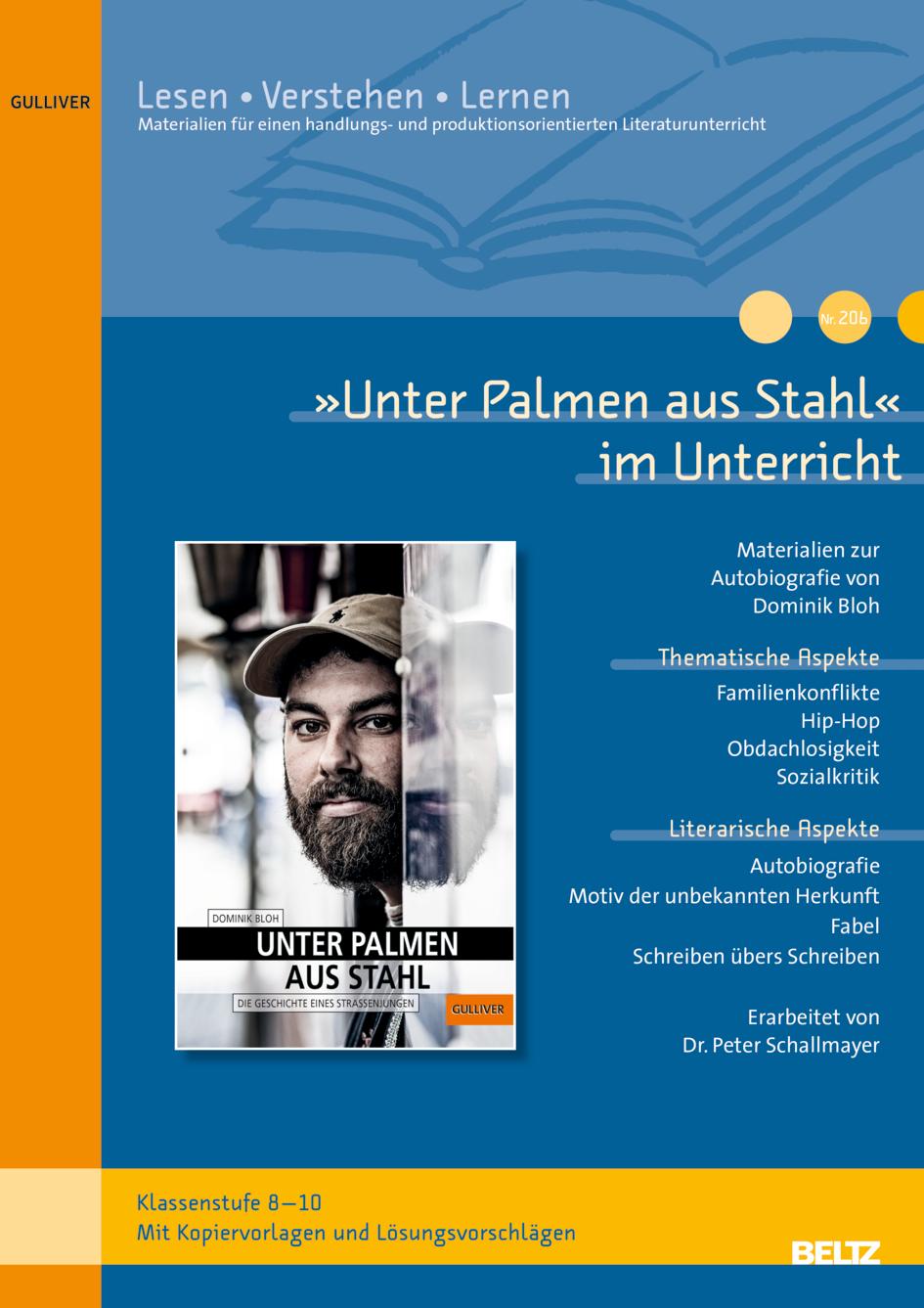 Vorderes Coverbild »Unter Palmen aus Stahl« im Unterricht