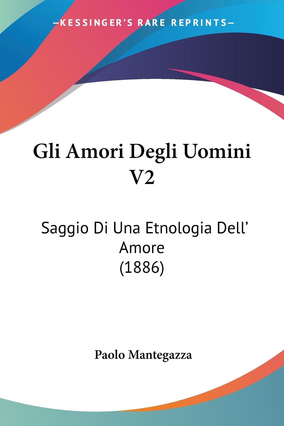 Vorderes Coverbild Gli Amori Degli Uomini V2
