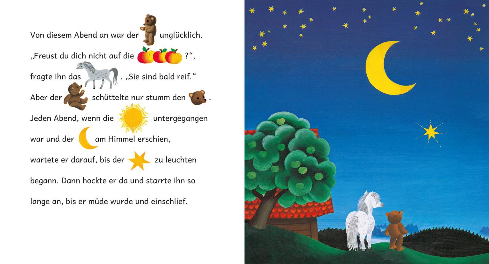 Beispielinhalt (Bild) Pony, Bär und Abendstern