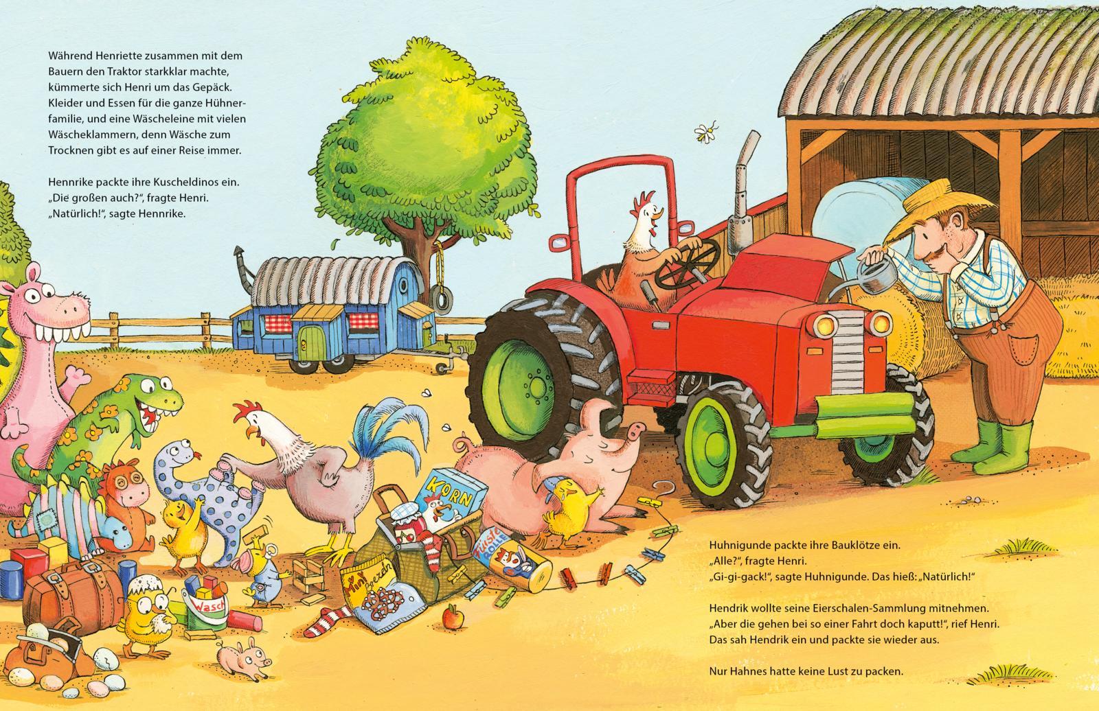 Beispielinhalt (Bild) Henri und Henriette 3: Henri und Henriette fahren in die Ferien