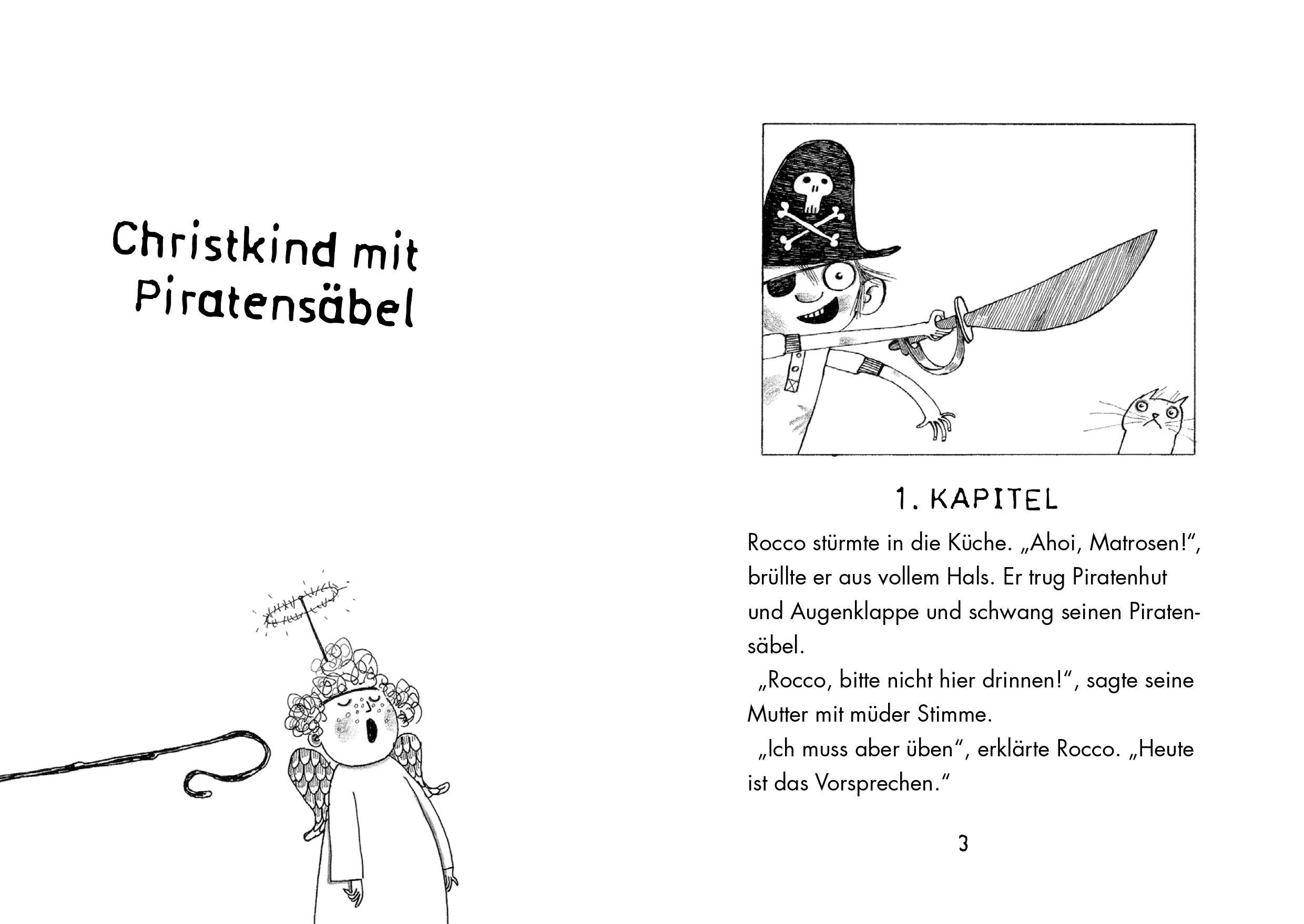 Beispielinhalt (Bild) Rocco Randale 06 - Christkind mit Piratensäbel