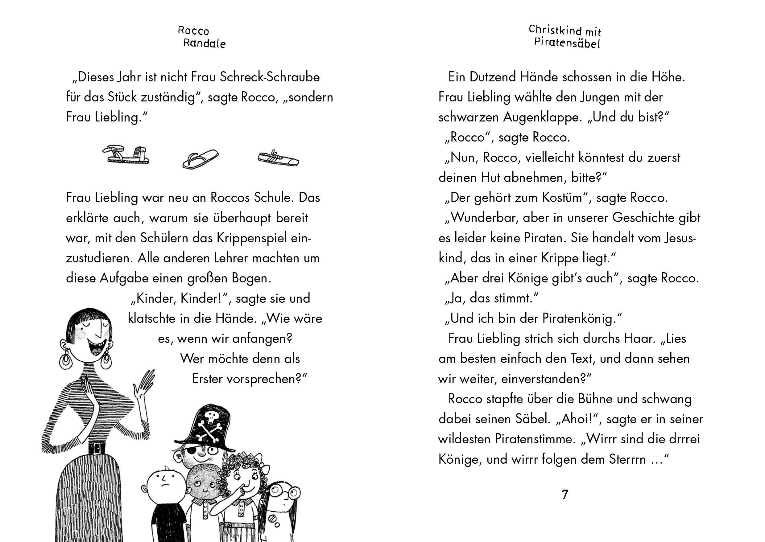 Beispielinhalt (Bild) Rocco Randale 06 - Christkind mit Piratensäbel