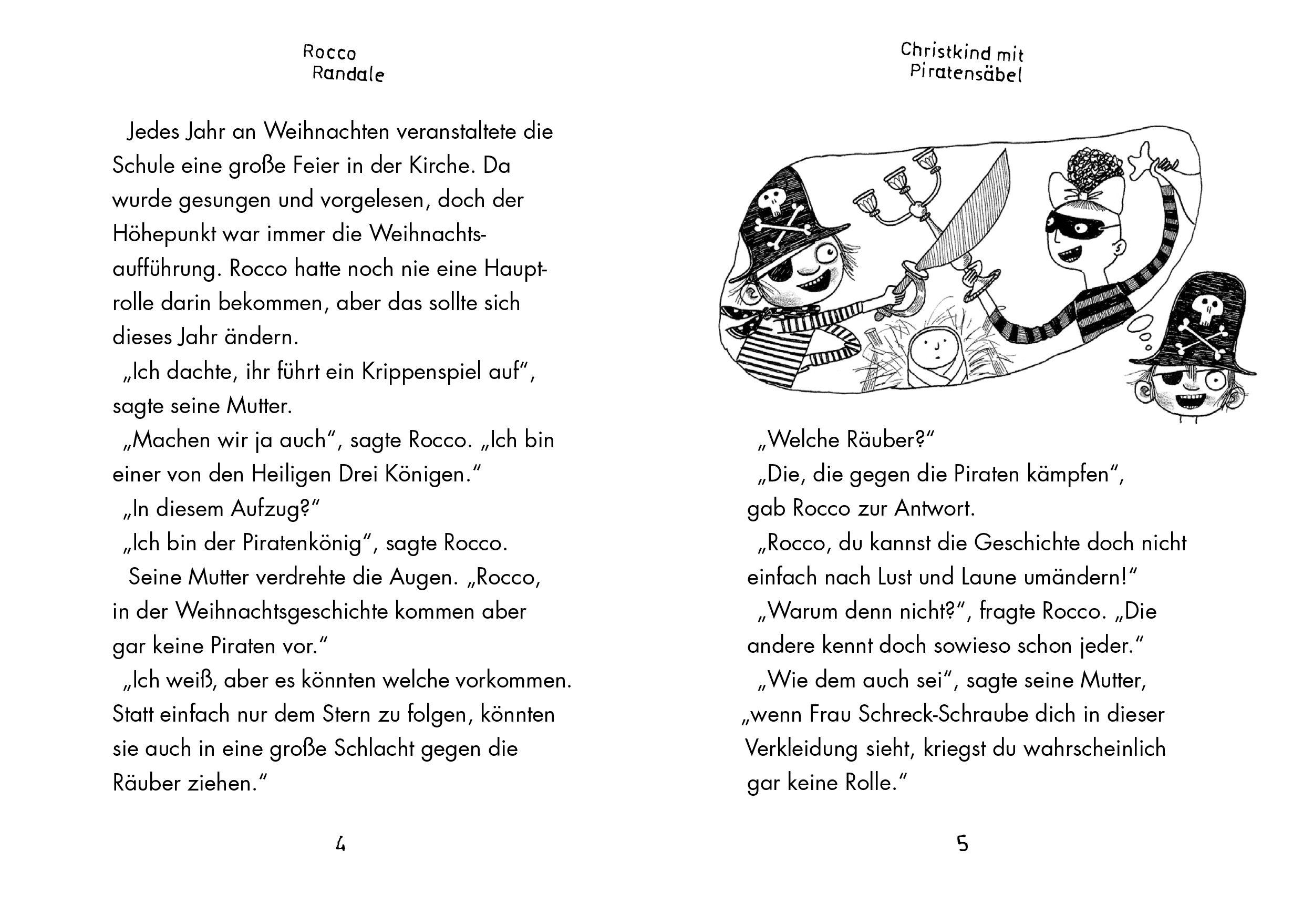 Beispielinhalt (Bild) Rocco Randale 06 - Christkind mit Piratensäbel