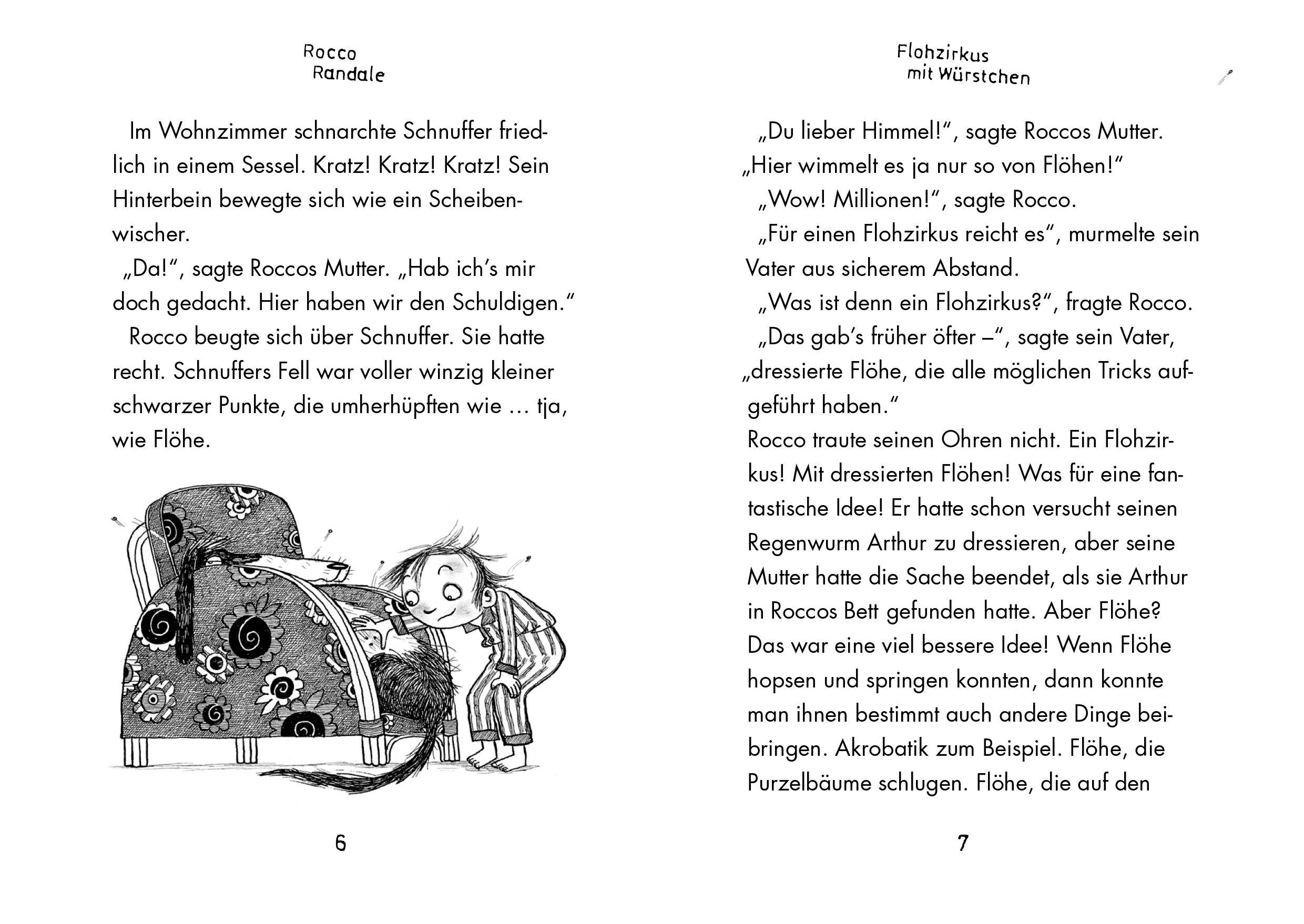 Beispielinhalt (Bild) Rocco Randale 02 - Flohzirkus mit Würstchen