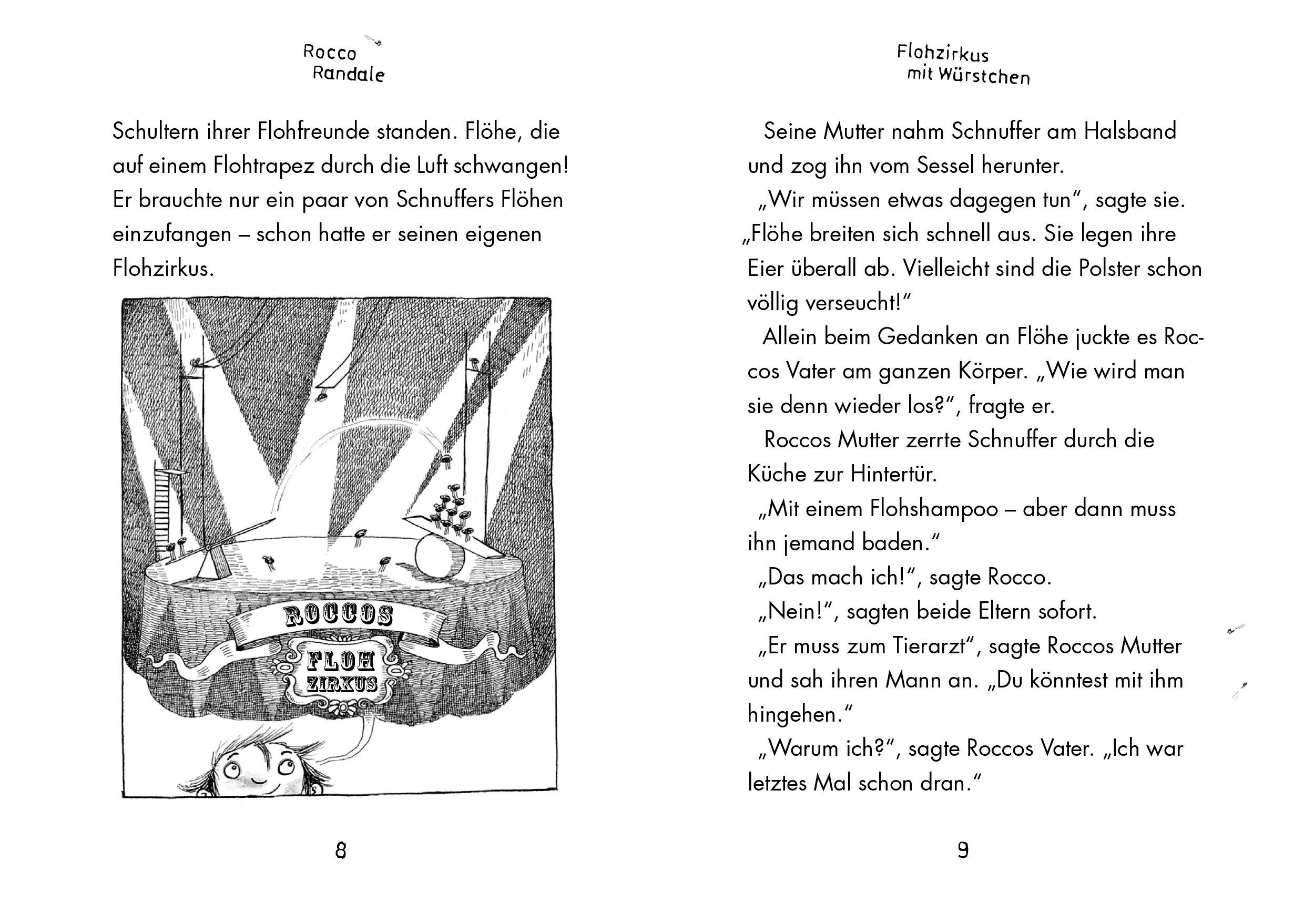 Beispielinhalt (Bild) Rocco Randale 02 - Flohzirkus mit Würstchen