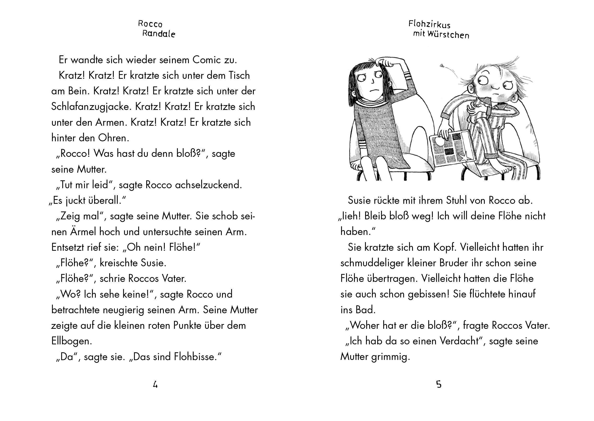 Beispielinhalt (Bild) Rocco Randale 02 - Flohzirkus mit Würstchen