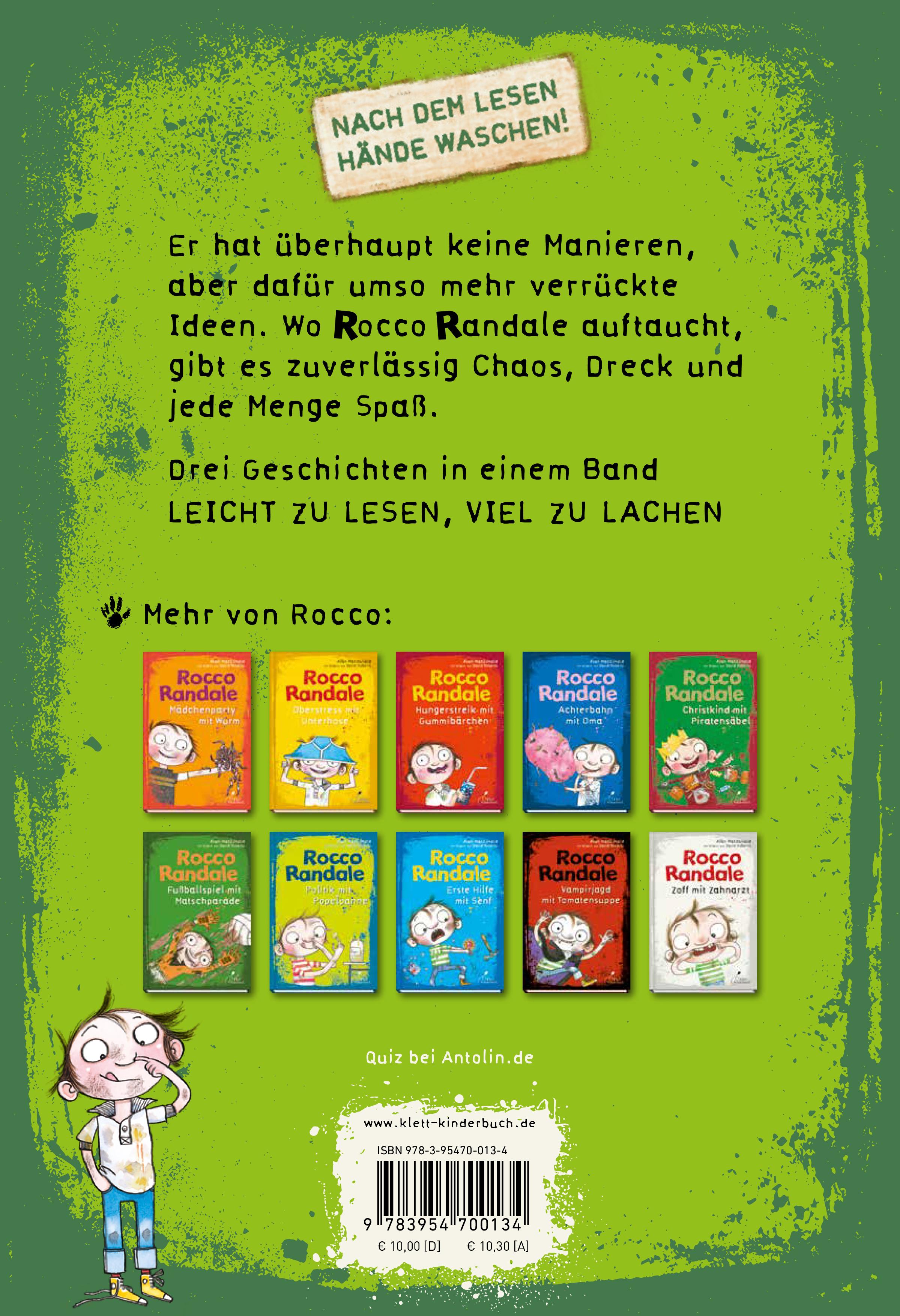 Rückseitencover Rocco Randale 02 - Flohzirkus mit Würstchen