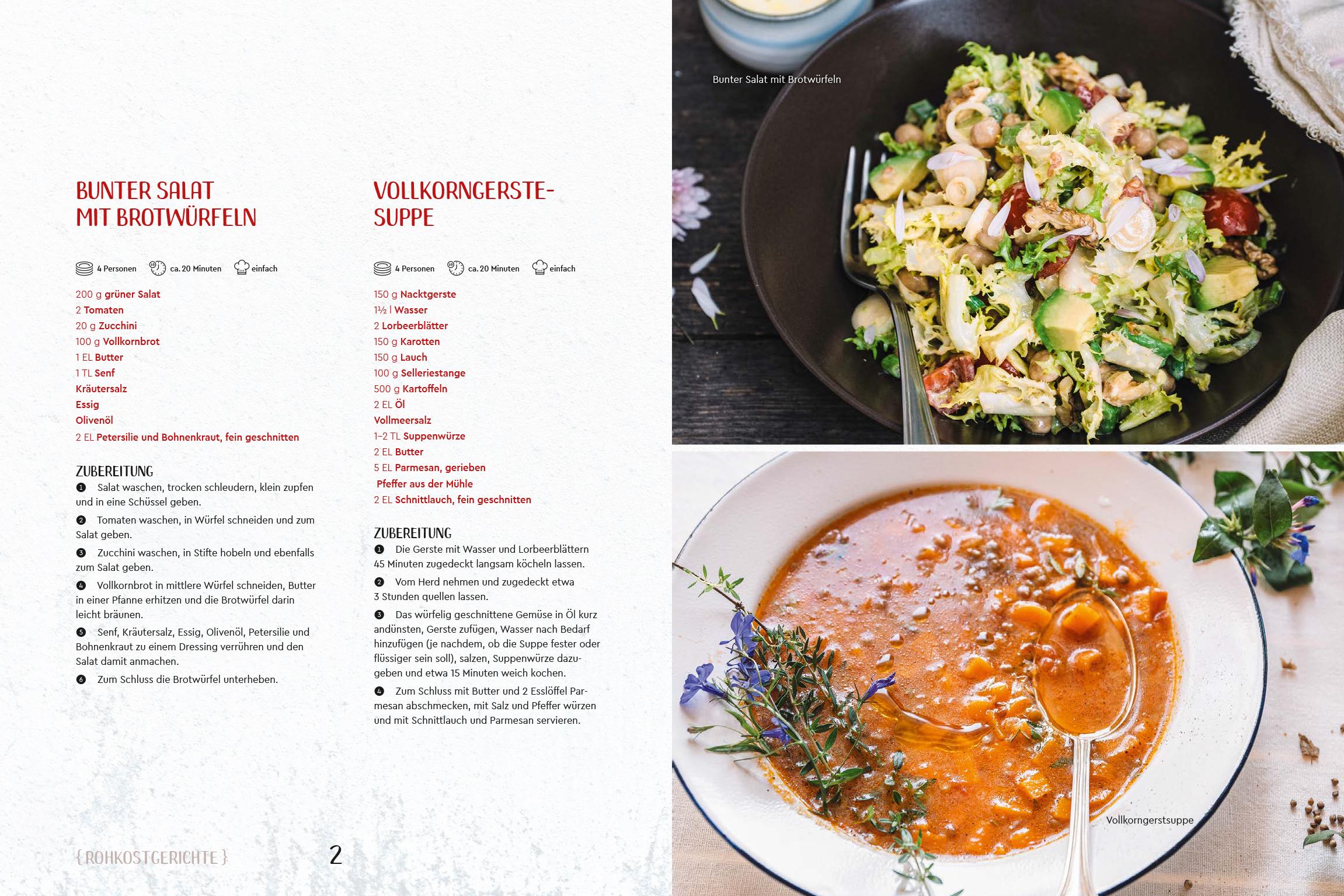 Beispielinhalt (Bild) Vollwertküche - Gesund. Einfach. Lecker.