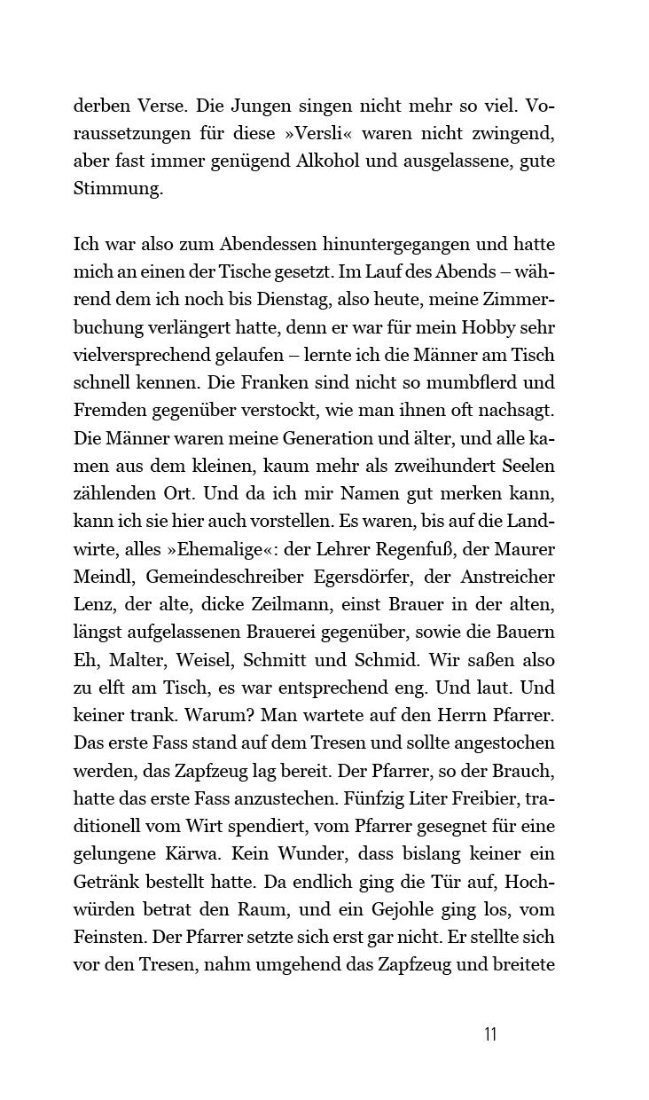 Beispielinhalt (Bild) Das letzte Bier