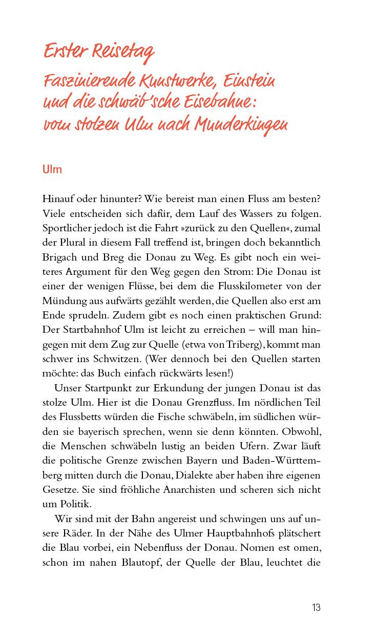 Beispielinhalt (Bild) Donau-Radtouren