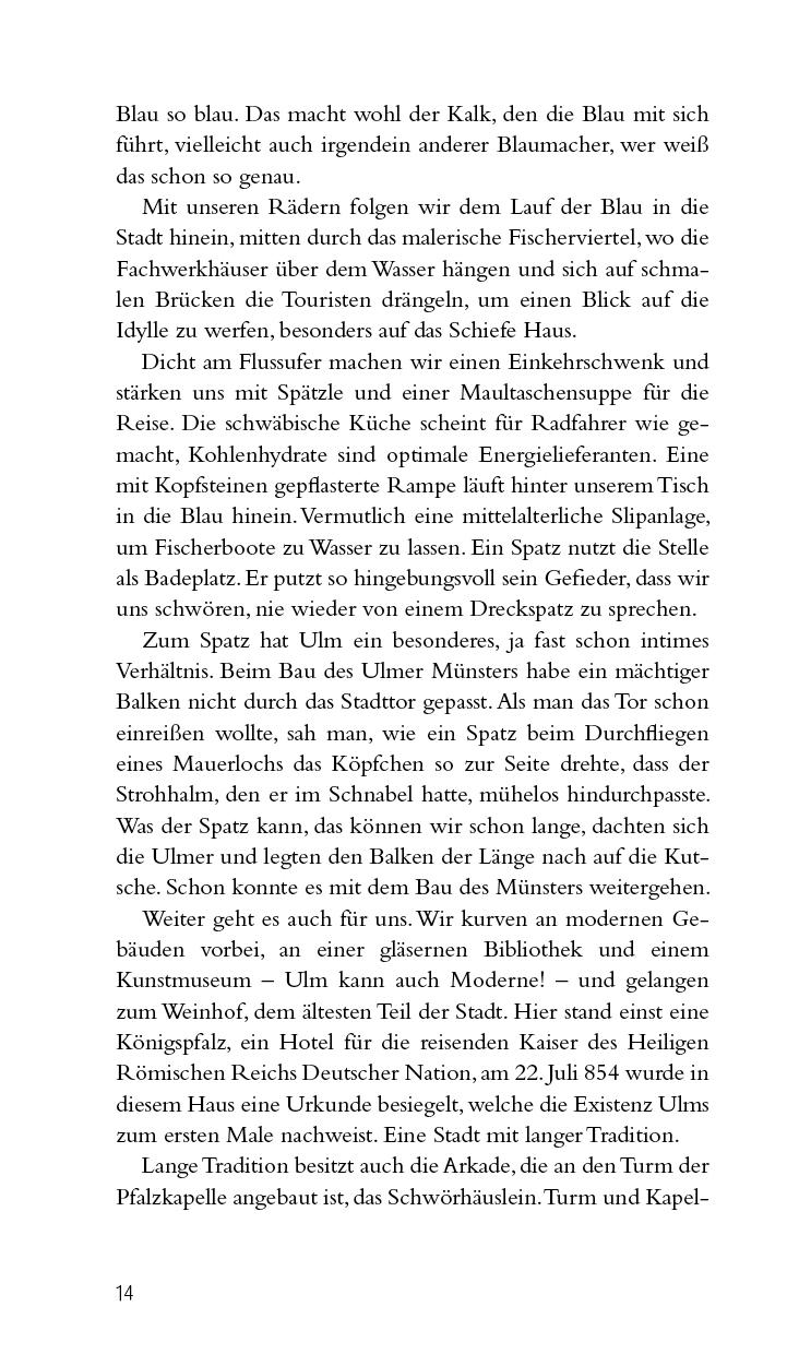 Beispielinhalt (Bild) Donau-Radtouren